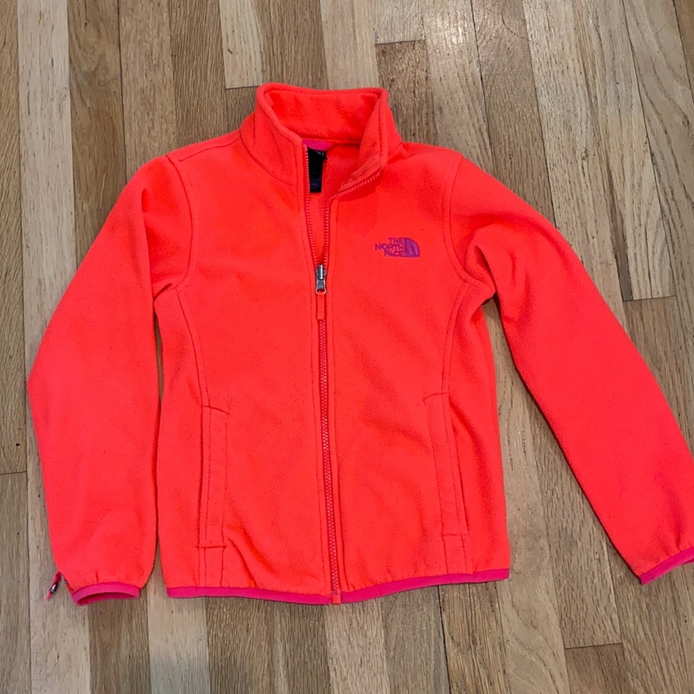 The North Face fleece jacket girls size Small 7/8